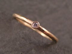 enkel diamant ring