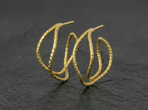 Rustikke dobbelt creol �reringe