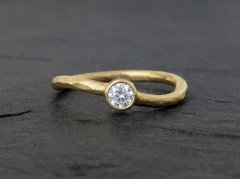 Twist diamant ring