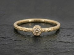 Champagne diamant ring